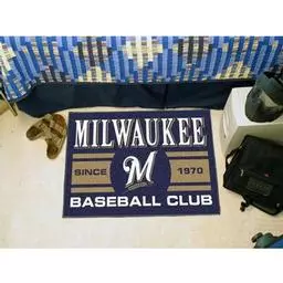 Click here to learn more about the kee Brewers Baseball Club Starter Rug 19"x30".