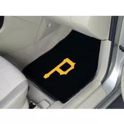 Click here to learn more about the Pittsburgh Pirates 2-piece Carpeted Car Mats 17"x27".