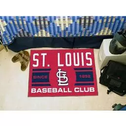 Click here to learn more about the is Cardinals Baseball Club Starter Rug 19"x30".