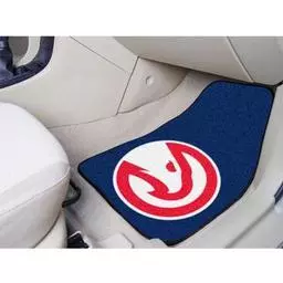 Click here to learn more about the Atlanta Hawks 2-piece Carpeted Car Mats 17"x27".