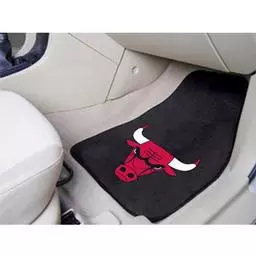 Click here to learn more about the Chicago Bulls 2-piece Carpeted Car Mats 17"x27".