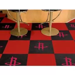 Click here to learn more about the Houston Rockets Carpet Tiles 18"x18" tiles.