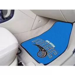 Click here to learn more about the Orlando Magic 2-piece Carpeted Car Mats 17"x27".