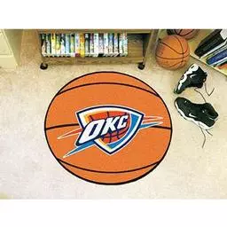 Click here to learn more about the Oklahoma City Thunder Basketball Mat 27" diameter.