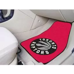 Click here to learn more about the Toronto Raptors 2-piece Carpeted Car Mats 17"x27".