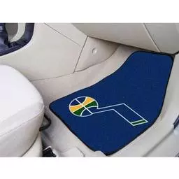 Click here to learn more about the Utah Jazz 2-piece Carpeted Car Mats 17"x27".