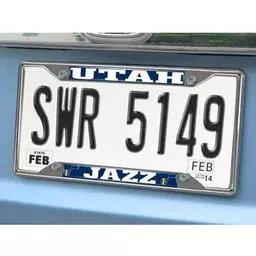 Click here to learn more about the Utah Jazz License Plate Frame 6.25"x12.25".