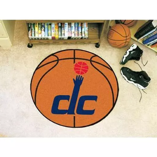 Washington Wizards Basketball Mat 27" diameter