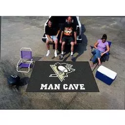 Click here to learn more about the Pittsburgh Penguins Man Cave UltiMat Rug 5''x8''.