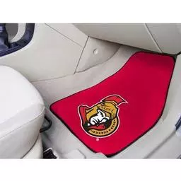 Click here to learn more about the Ottawa Senators 2-pc Printed Carpet Car Mats 17"x27".