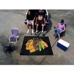 Click here to learn more about the Chicago Blackhawks Tailgater Rug 5''x6''.