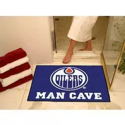Click here to learn more about the Edmonton Oilers Man Cave All-Star Mat 33.75"x42.5".
