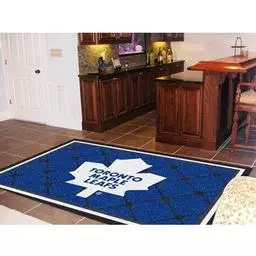 Click here to learn more about the Toronto Maple Leafs Rug 5''x8''.