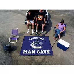 Click here to learn more about the Vancouver Canucks Man Cave Tailgater Rug 5''x6''.
