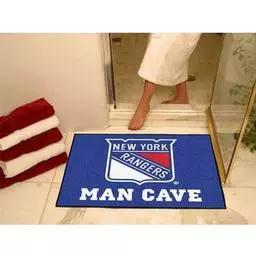 Click here to learn more about the New York Rangers Man Cave All-Star Mat 33.75"x42.5".