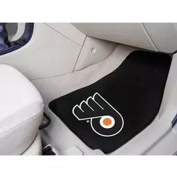 Click here to learn more about the Philadelphia Flyers 2-pc Printed Carpet Car Mats 17"x27".