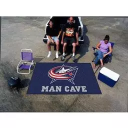 Click here to learn more about the Columbus Blue Jackets Man Cave UltiMat Rug 5''x8''.
