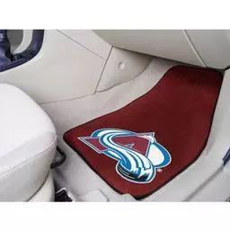 Click here to learn more about the Colorado Avalanche 2-pc Printed Carpet Car Mats 17"x27".