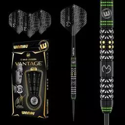 Click here to learn more about the Winmau MvG Vantage Steel Tip Dart 1463-21.
