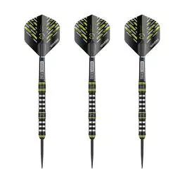 Click here to learn more about the Winmau MvG Design Assault 90% Tungsten Steel Tip Darts .