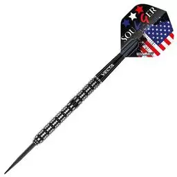 Click here to learn more about the Winmau Leonard Gates 22 gram 90% Tungsten alloy Steel Tip Dart.
