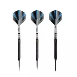 Click here to learn more about the Winmau Sabotage Black Tungsten Steel Tip Darts .