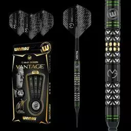 Click here to learn more about the Winmau MvG Design Vantage 90% Tungsten Soft Tip Darts  20 Gram.