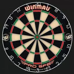 Click here to learn more about the Winmau Pro SFB Bristle Dartboard.