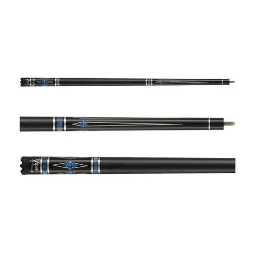 Viper Sinister Black Faux Leather Wrap Billiard/Pool Cue Stick