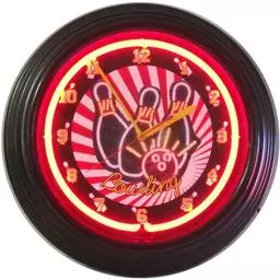 Click here to learn more about the Bowling Neon Clock.